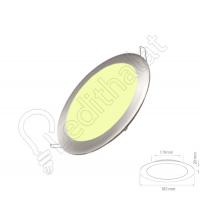 12 Watt Saten Sıva Altı Yuvarlak Gün Işığı Led Panel