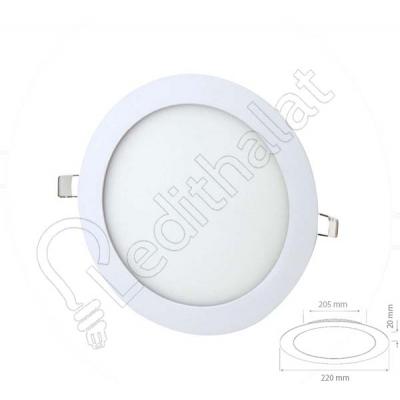 18 Watt Sıva Altı Yuvarlak Beyaz Işık Led Panel - 2 li