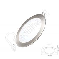 20 Watt Saten Sıva Altı Yuvarlak Beyaz Led Panel