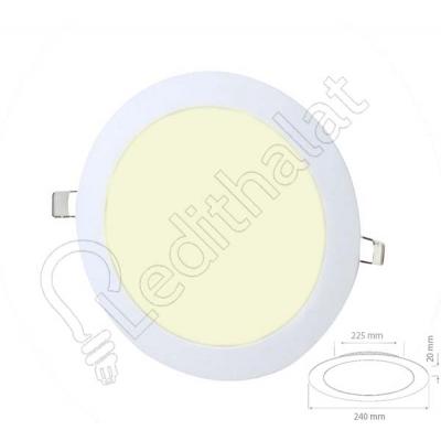 20 Watt Sıva Altı Yuvarlak 4000 Kelvin Led Panel
