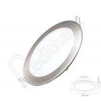 24 Watt Saten Sıva Altı Yuvarlak Beyaz Işık Led Panel