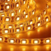 3 Çipli Amber Şerit Led İç Mekan 5 Metre Rulo
