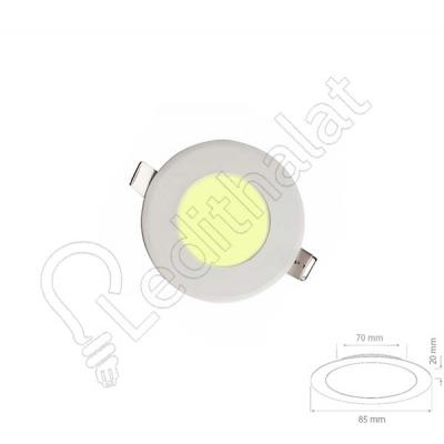 3 Watt Sıva Altı Yuvarlak Gün Işığı Led Panel - 2li