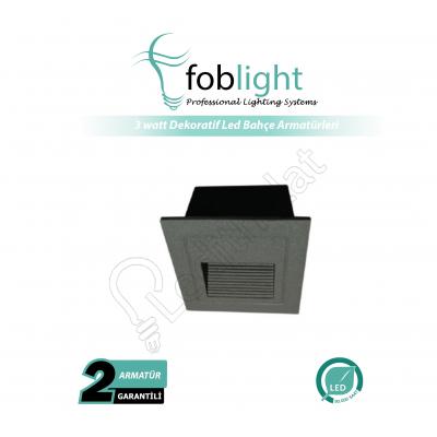 3 Watt Dekoratif Led Bahçe Armatürleri Gün Işığı
