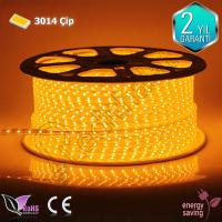 3014 Dış Mekan Şerit Led 220 Volt Amber 100 Metre