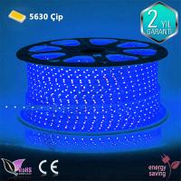5630 Dış Mekan Şerit Led 220 Volt Mavi 100 Metre