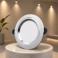 5W SMD LED Spot Armatür 3 Renk Ayarlı Beyaz Gümüş Kasa 220V
