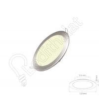 6 Watt Saten Kasa Sıva Altı Yuvarlak 4000 Kelvin Led Panel