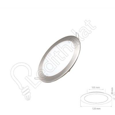 6 Watt Saten Kasa Sıva Altı Yuvarlak Beyaz Işık Led Panel