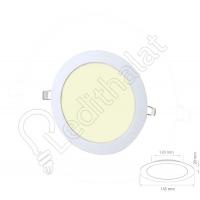 9 Watt Sıva Altı Yuvarlak 4000 Kelvin Led Panel