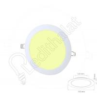 9 Watt Sıva Altı Yuvarlak Gün Işığı Led Panel