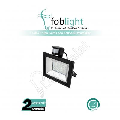 CT-4612 50 Watt Alüminyum Kasa Sensörlü Smd Led Projektör