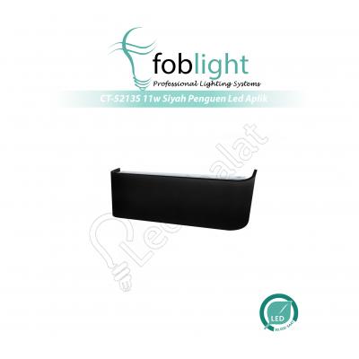 CT-5213S 11 Watt Siyah Kasa Penguen Led Aplik