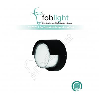 CT-7073 12 Watt Yuvarlak Bahçe Armatürü