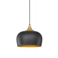 Cata CT-8208 Dekoratif Sarkıt Armatür (Siyah + Gold Duylu + 30CM)