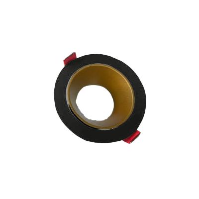 ERK Yuvarlak Siyah Gold Dekoratif  Sıva Altı Kasa - ERK5566