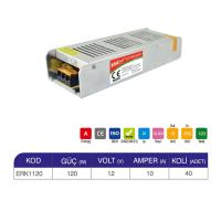 Erk 120 Watt 12 Volt 10 Amper Trafo
