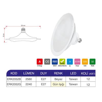 Erk 42 Watt Pervane Ampul