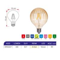Erk 6 Watt Q100 Rustik Ampul ERK2327 - 2li