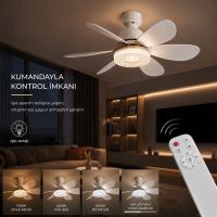 Erk Fanlı Led Ampul 40W E27 Duylu Tavan Vantilatörü