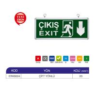 Erk Led Exit Çıkış Armatürü 3 Watt 3 Saat Kitli ERK6004