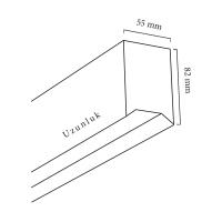 Goya 120W HVFL-128  VFL Sıva Üstü Ve Sarkıt Linear Armatür