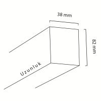 Goya GY 8030-180 52Watt Small Sıva Üstü Ve Sarkıt Linear Armatür