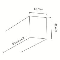 Goya 60W Large 150 Small Sıva Üstü Ve Sarkıt Linear Armatür