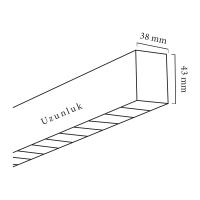 Goya 120W SÜFL-128 SÜFL Sıva Üstü Ve Sarkıt Linear Armatür