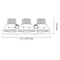 Goya GY-3043-22 3x20W Cob Ledli Mağaza Armatür
