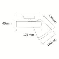 Goya GY-3598 36 Watt Ledli Ray Spot