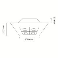 Goya GY-5101 8W Sıva Altı Samsun Ledli Power Led Armatür  
