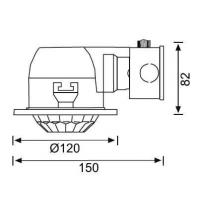 Jüpiter JD519 3 inch Camlı Downlight