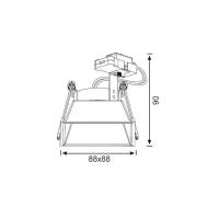 Jüpiter JH660 S Dekoratif Sabit Spot Armatür