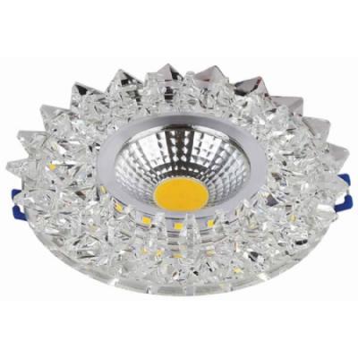 K2 Kristal Spot Beyaz Cam 3+2 5 Watt KKS161