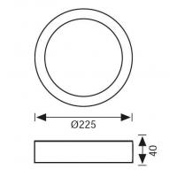 Jüpiter LC454 Dekoratif Led Tavan Armatürü