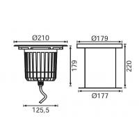 Jüpiter LG979 Led Gömme Bahçe Armatürü