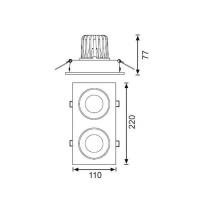 Jüpiter LS442 Dekoratif Hareketli Led Spot Armatür