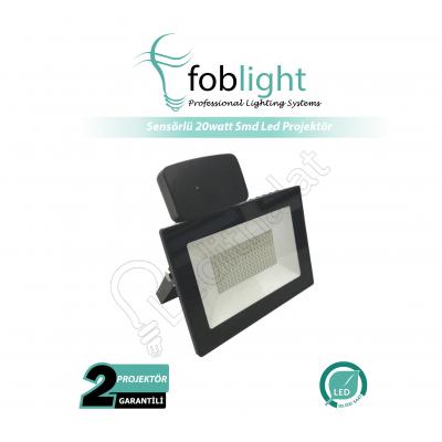 20 Watt Radar Sensörlü Smd Led Projektör