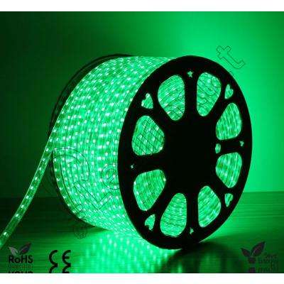 Şerit Led 220 Volt 3 Çipli 100 Mt Rulo Yeşil Işık Dış Mekan