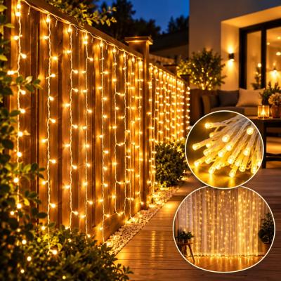 2x2 Metre Perde LED Dış Mekan Eklenebilir 400 LED Sabit P65 Su Geçirmez