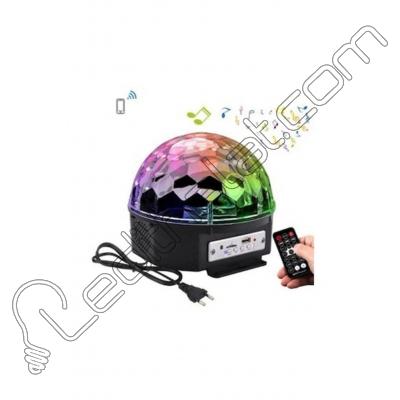 FOBLİGHT Küre Disko Topu Müzik Çalarlı Bluetooth Sese Duyarlı Parti Işıklı Disko Top