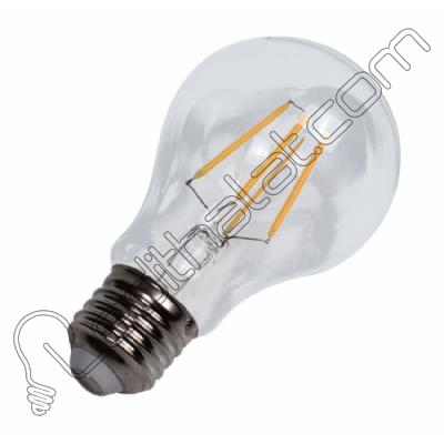 K2 Led Flamanlı Ampul (A60) Dimmable 6W KES621