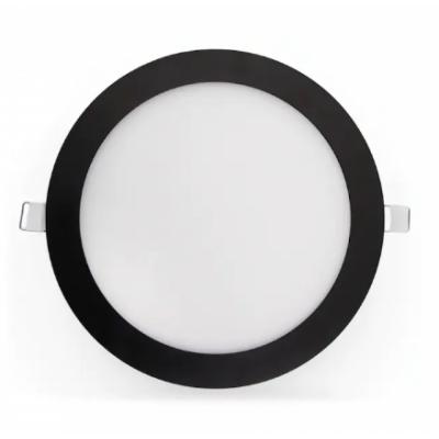 NOAS 12 Watt Sıva Altı Yuvarlak Siyah Kasa Slim Led Panel 2 Adet - YL10-1200
