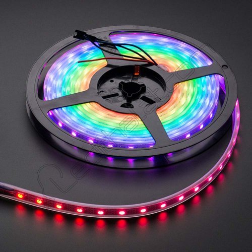 12.5 Amper Trafo + 12 Amper RGB Kumanda + 3 Çipli RGB Şerit Led Dış Mekan 10 Metre Rulo Set