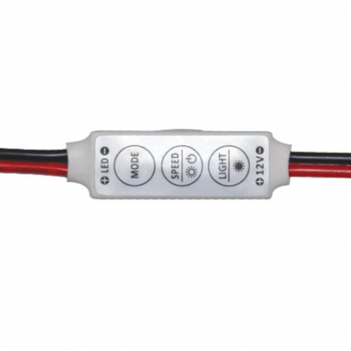 12V DC 12A Parmak Dimmer Flaşör - 5 li