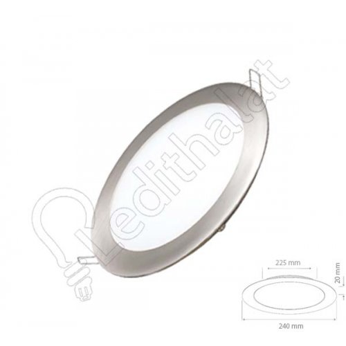 20 Watt Saten Sıva Altı Yuvarlak Beyaz Led Panel