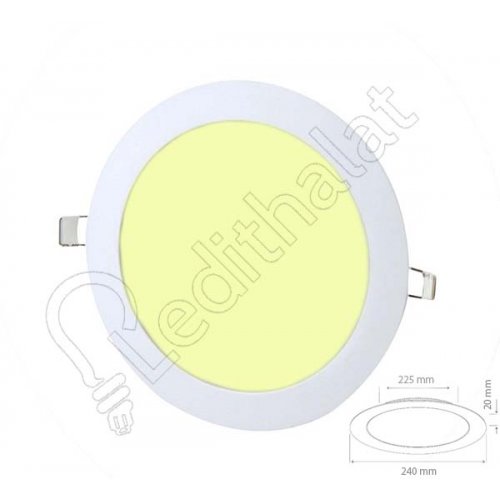 20 Watt Sıva Altı Yuvarlak Gün Işığı Led Panel