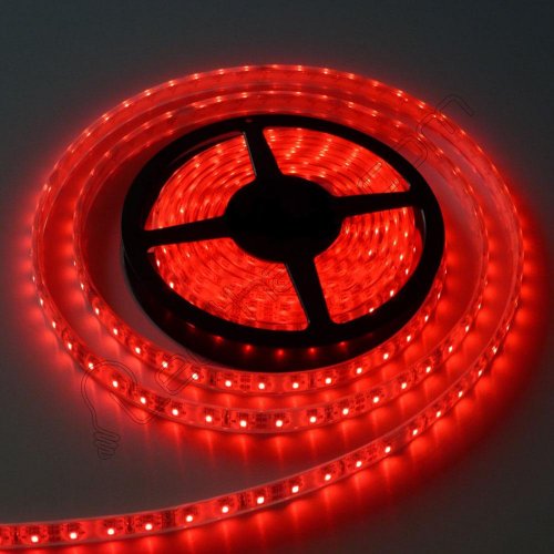 3 Çipli Kırmızı Şerit Led Dış Mekan 5 Metre Rulo