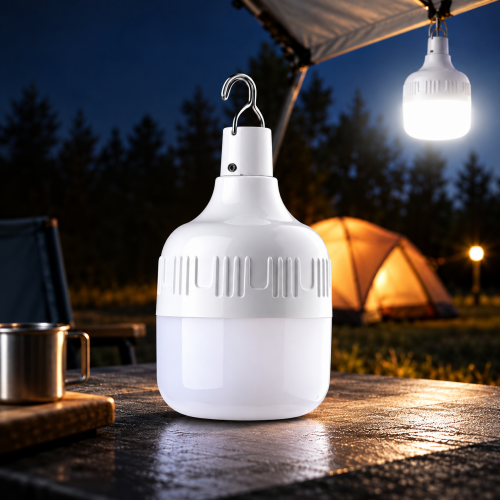 30W Şarjlı LED Ampul Beyaz Işık
